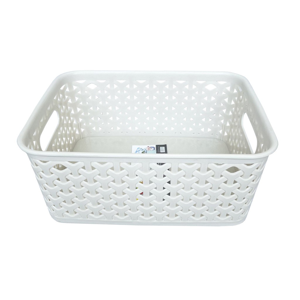 Rổ nhựa mây cao cấp chữ nhật siêu xinh - TỰ LẬP