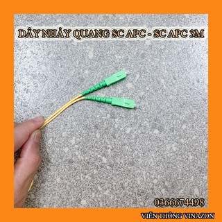 Dây nhảy quang đơn mốt sc/apc-sc/apc dài 3m, phi 3.0mm, simplex