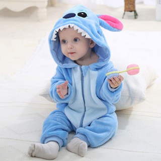 Bộ Đồ Thú Cho Bé 0-3 tuổi ❤️ Bộ Đồ Thú Stitch Xanh ❤️ FREESHIP ❤️