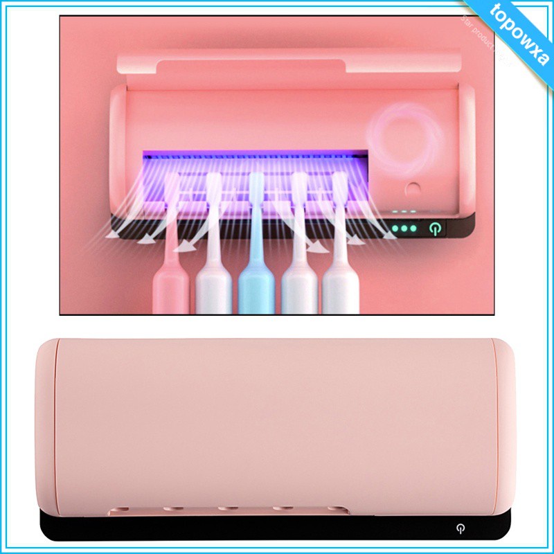 Máy Khử Trùng Bàn Chải Đánh Răng Bằng Tia UV Có Thể Sạc Lại Tiện Dụng