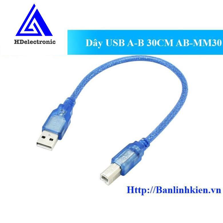 Dây USB A-B 30CM AB-MM30 zin