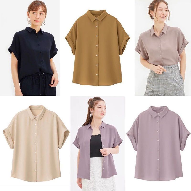 Áo Thun Tay Ngắn Cổ Tròn In Chữ Gu Uniqlo Thời Trang Cho Nữ