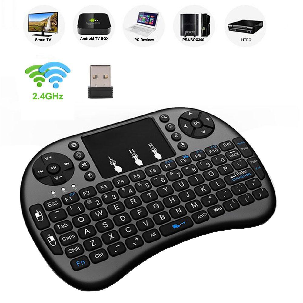 ☎[ Pin sạc] Bàn phím kiêm chuột mini không dây UBK500 - Có Touchpad đa chạm sử dụng trên TV Box, Smart Android
