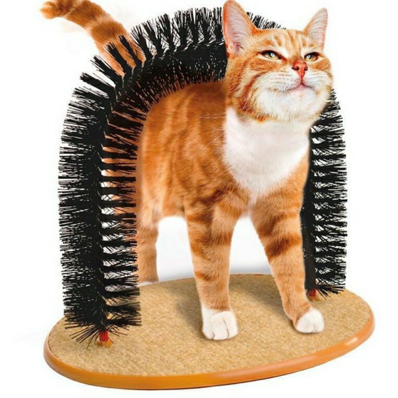 [Mã PET50K giảm Giảm 10% - Tối đa 50K đơn từ 250K] Trụ gãi ngứa cho mèo , Lấy lông rụng cho mèo tặng kèm catnip