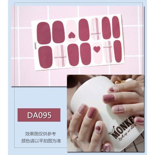 Miếng dán trang trí móng tay - sticker với nhiều mẫu tùy chọn.