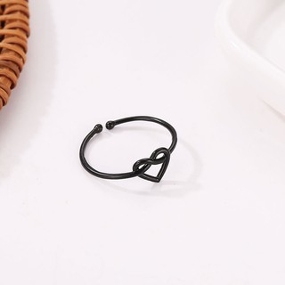 Nhẫn mặt hình trái tim thời trang Hàn Quốc