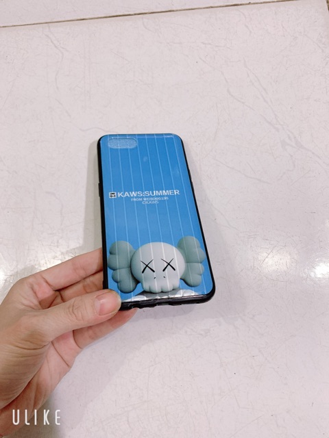 Ốp lưng oppo A1K nền xanh kẻ sọc