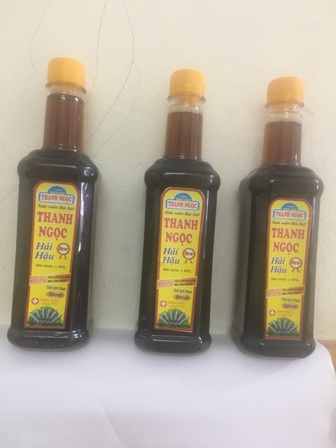 2 Chai nước mắm cốt gia truyền đặc sản Hải Hậu Nam Định