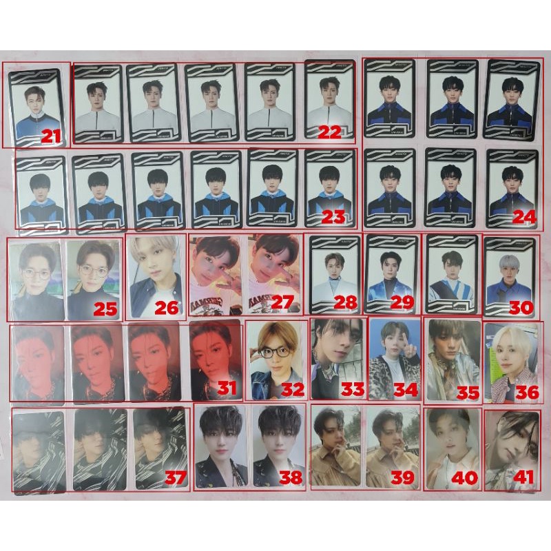 Ảnh thẻ Photocard NCT 127, NCT Dream, WayV tổng hợp universe, glitch mode, 2baddies, ayyo, candy,...