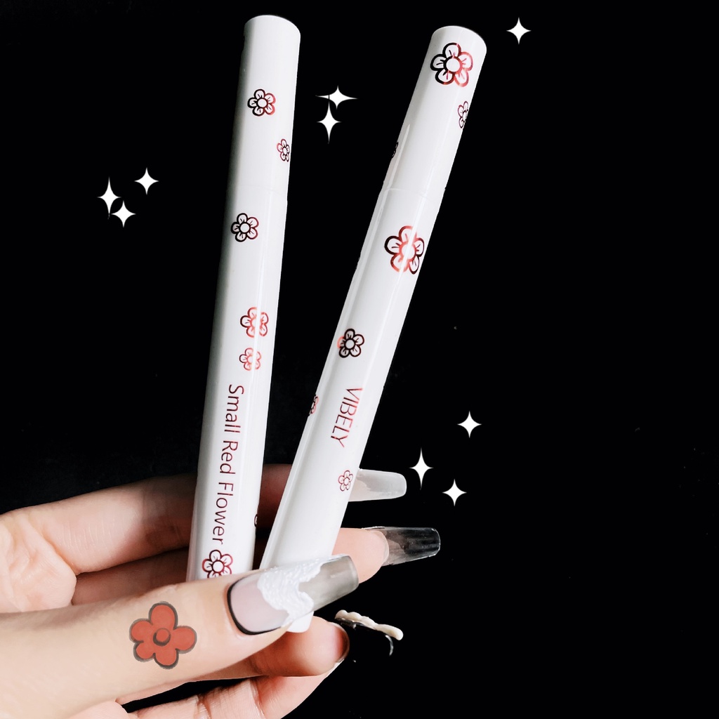 [Hàng mới về] Son môi dạng lỏng VIBELY thiết kế hình bông hoa nhỏ xinh xắn