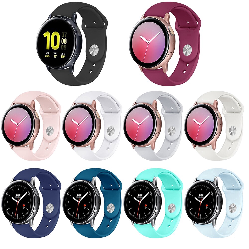 Dây đeo thay thế cho đồng hồ thông minh Samsung Galaxy Watch 3 Active 1 2 Gear 42mm 46mm 40mm 44mm 41mm 45mm