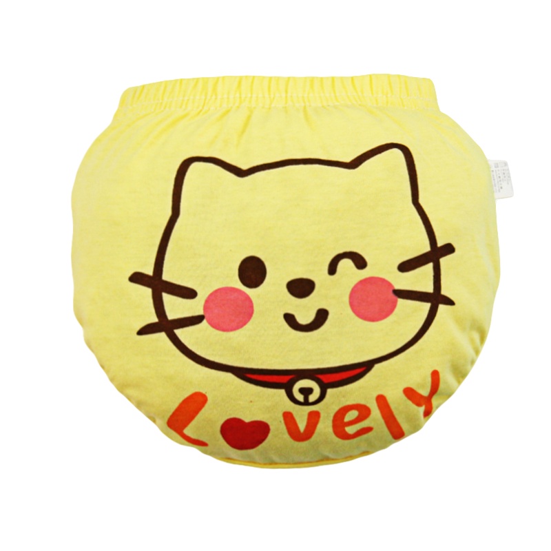 Lucky Big Cat® Quần lót bé gái Luckybigcat bằng cotton dạng bánh mì nhiều họa tiết dễ thương