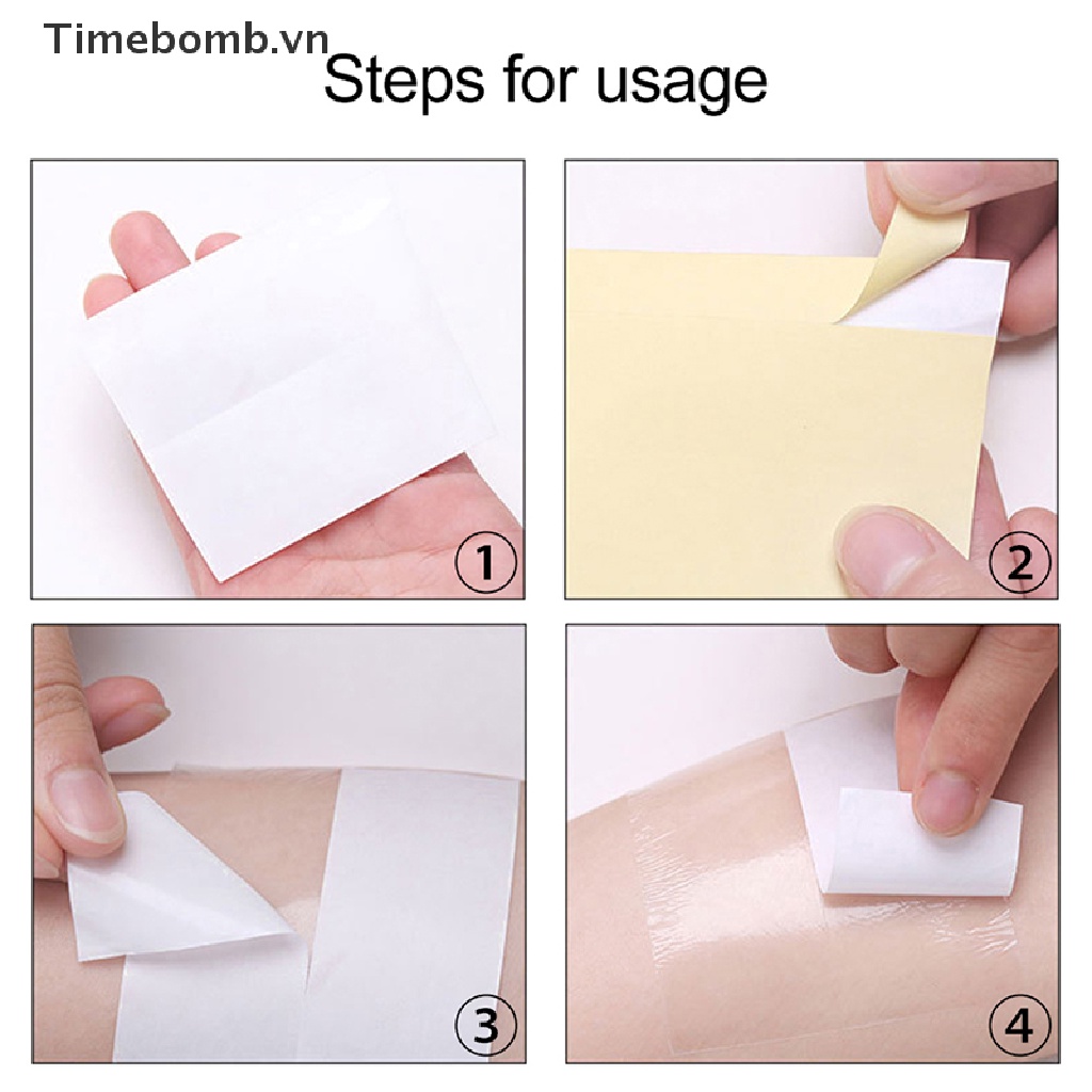 Miếng Dán Nách Trong Suốt Chống Mồ Hôi Dùng Một Lần Tiện Dụng