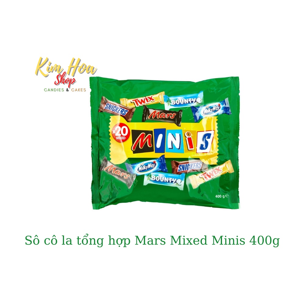 Tổng hợp kẹo Sô-Cô-La và kẹo hoa quả của GUT & GÜNSTIG Coco Island Mini- Kokosschokoriegel 400g - MADE IN GERMANY