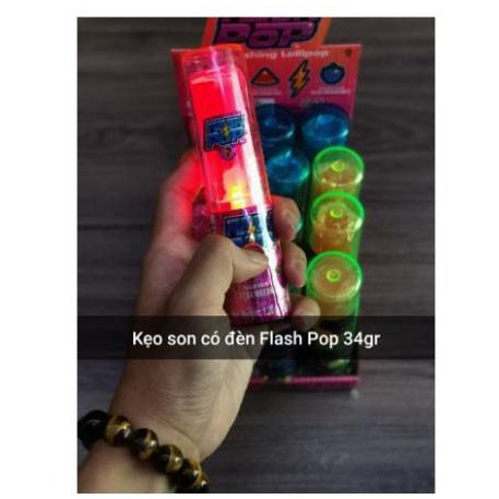 [HOT] [Sale]combo 3 chiếc Kẹo Son Flash Pop ( có đèn phát sáng ) loại to 34g - Mỹ