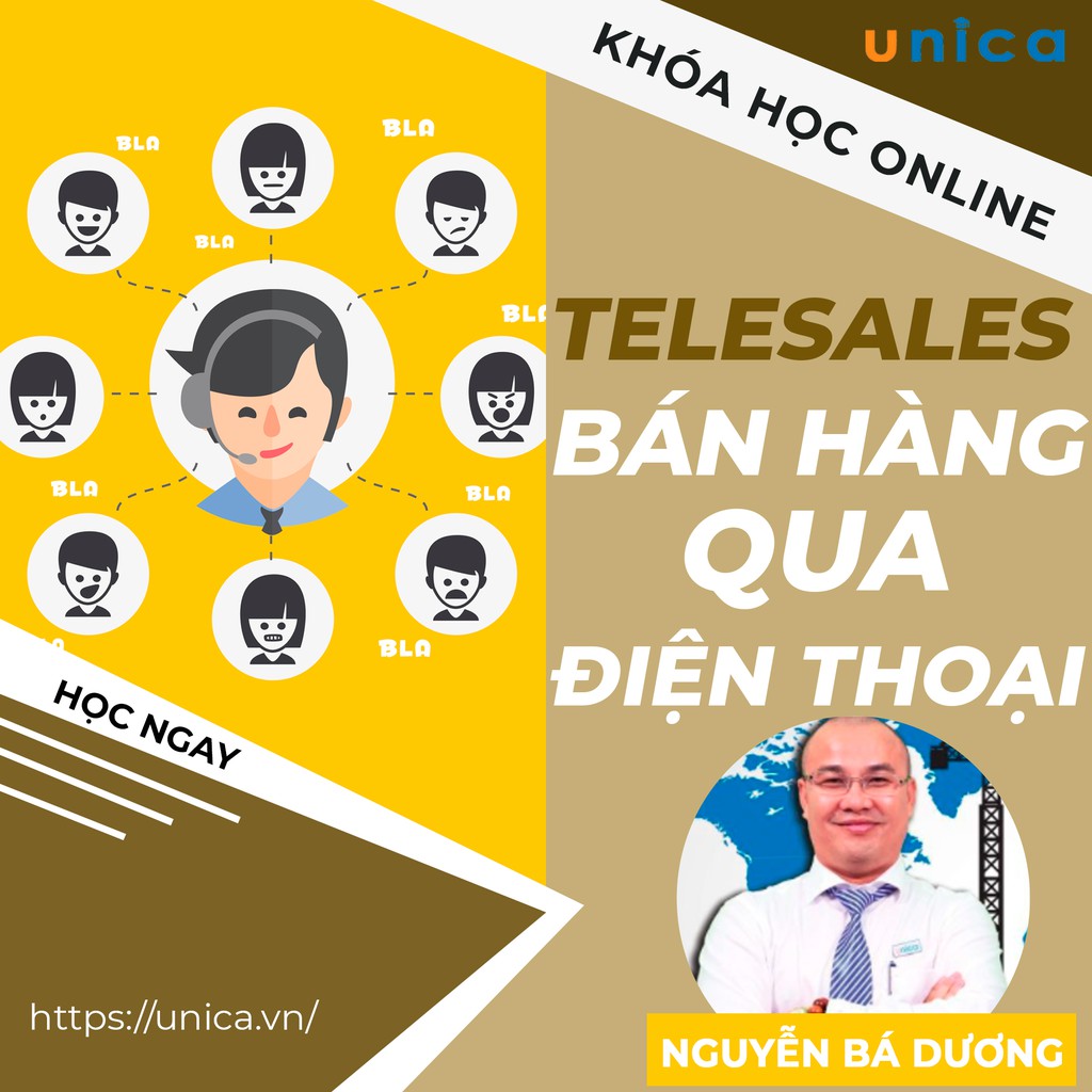 [Voucher-FULL Khóa học online] Telesales-Bán hàng qua điện thoại-marketing sách đèn quảng cáo sale bá livestream content