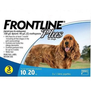 Thuốc trị ve rận nhỏ gáy Frontline Plus cho chó(10-20kg)