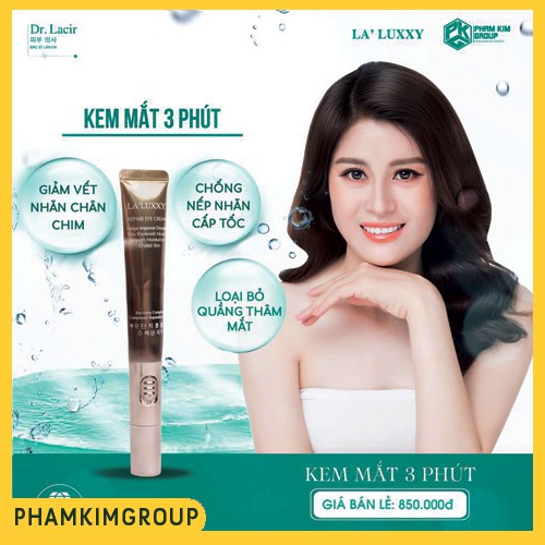 Kem Mắt La'luxxy lamer Drlacir, Thanh Rung Lạnh Mờ Nhăn 3 Phút,giảm nếp nhăn,giảm bọng mắt,giảm thâm mắt,giữ ẩm cho da | BigBuy360 - bigbuy360.vn