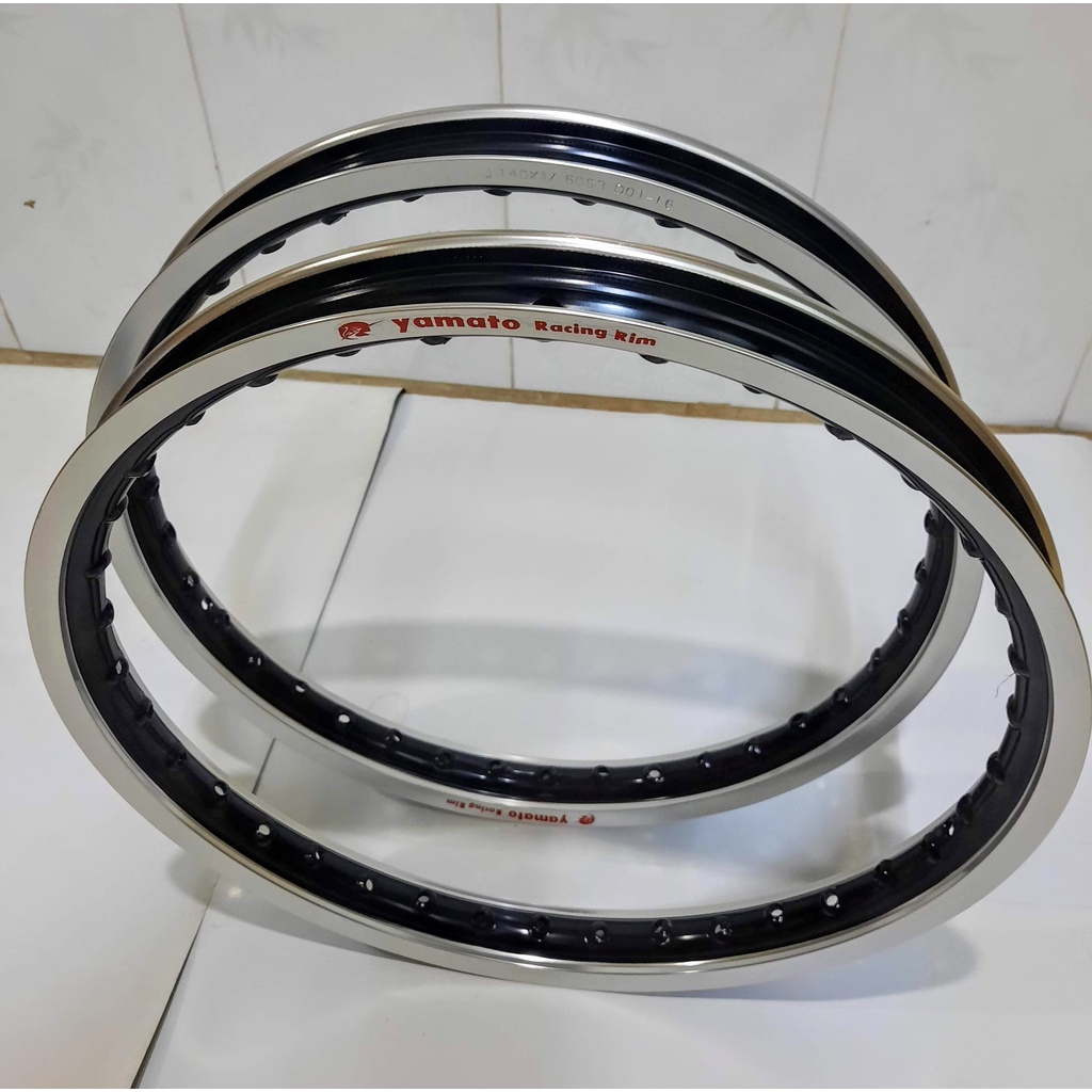 Cặp niềng nhôm Thailan Yamato dùng cho gắn bánh căm bản 1.4 x 17