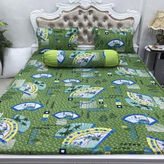 Bộ Drap Thun Hàn Quốc mát lạnh 4 món (Inbox nhiều mẫu lựa chọn)