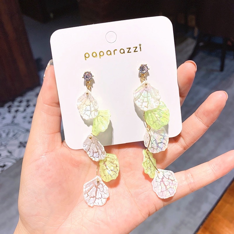 (1 cái)cánh hoa nhựa nứt nhiều size, Nguyên liệu làm trang sức cổ trang, Nguyên liệu diy