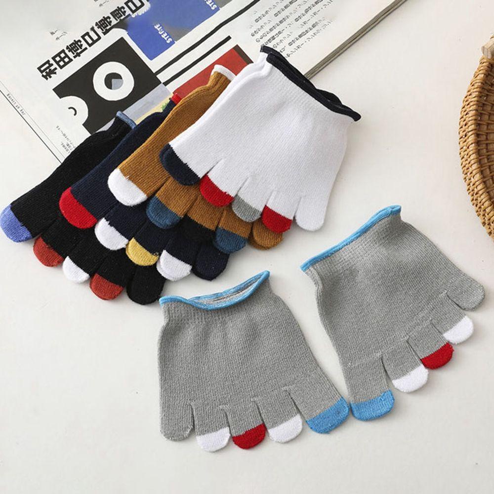 EXPEN Vớ Cotton Mỏng Năm Ngón Thoáng Khí Thấm Hút Mồ Hôi Thời Trang Mùa Hè Cho Nam