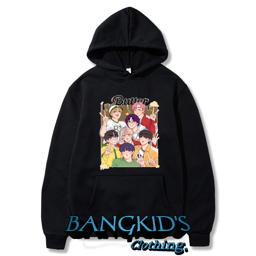 Áo khoác Hoodie in chữ BTS 08 - BANGKIDS