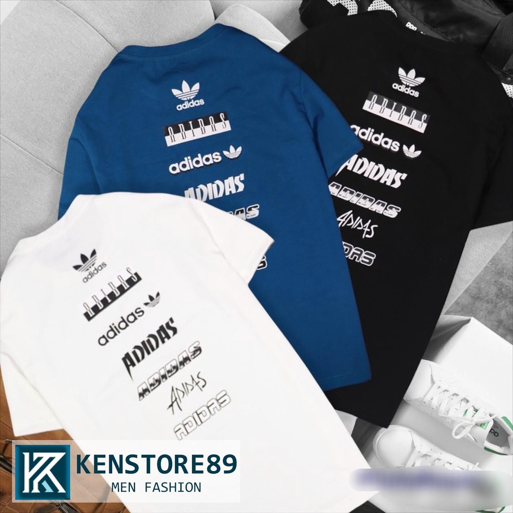 Áo thun nam cổ tròn AD FONT phong cách vải cotton KENSTORE89 ATV218