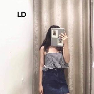 Áo 2 dây kẻ ngang chât thun mịn