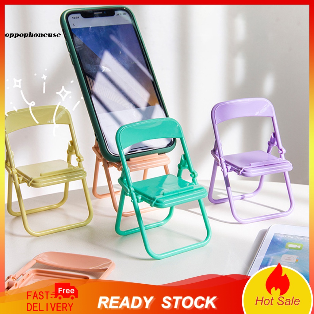 Giá đỡ điện thoại để bàn hình ghế tiết kiệm không gian cho OPPO