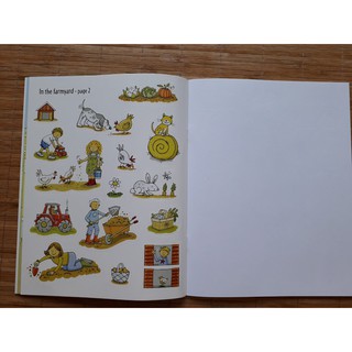 Dính dán - Usborne sticker book - Farm