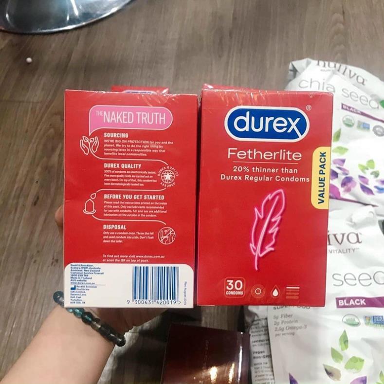 Bao Cao Su Durex Fetherlite Ultima Mẫu Mới Mỏng Hơn 20% Dùng Như Không Dùng