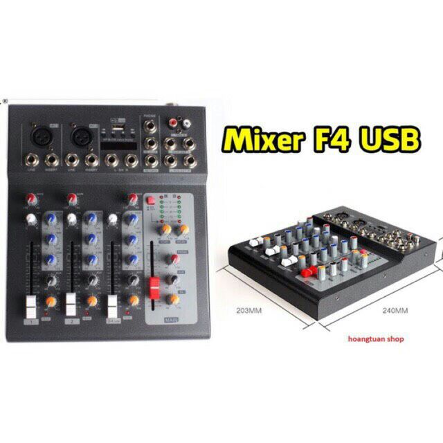 Bộ trộn âm thanh - Mixer CYMIC F4 usb