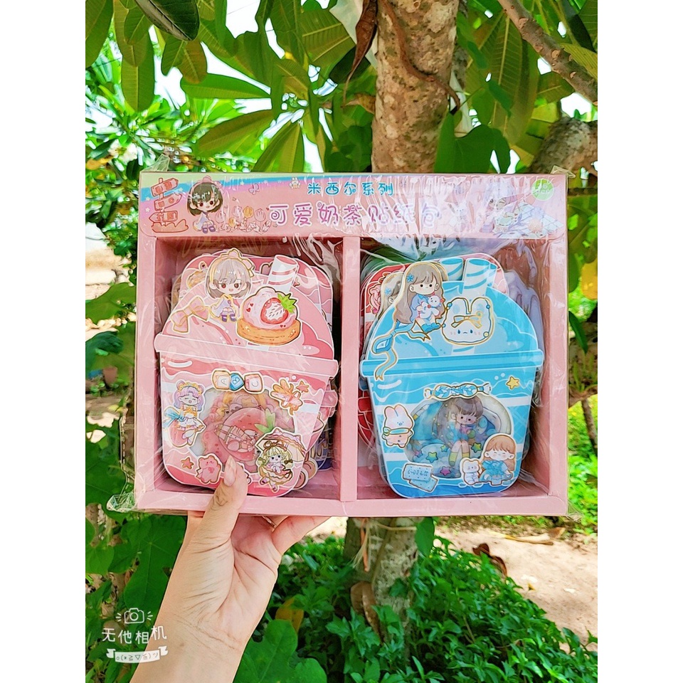 Gói sicker trà sữa