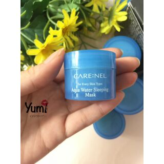 Mặt nạ ngủ cấp nước Carenel Aqua Water Sleeping Mask 15ml