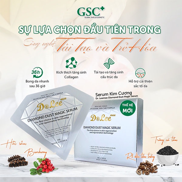 Vi Kim Kim Cương Thay Da Sinh Học Dr Lee Mee Diamond Dust Magic Serum - 01 Gói