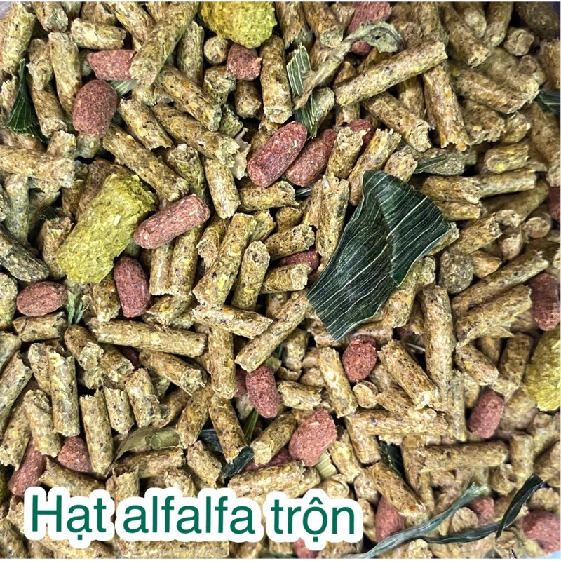 Thức ăn trộn alfalfa dưới 6 tháng cho thỏ, chuột lang (bọ, ú)