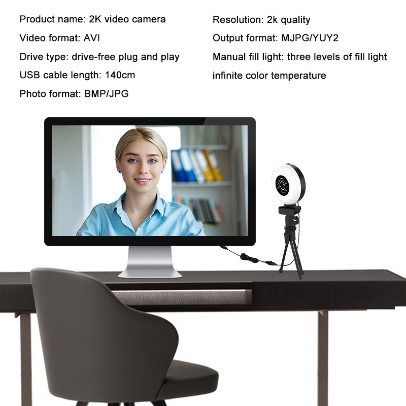 Webcam 2k ultra hd trực tiếp cho máy tính pc máy tính xách tay video google meeting class web camera với micrô dvanced auto-focus cho skype facetime