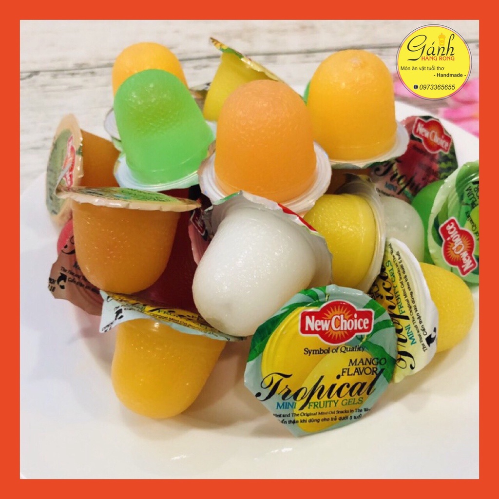 Thạch Rau Câu New Choice Hương Trái Cây Nhiệt Đới 1kg