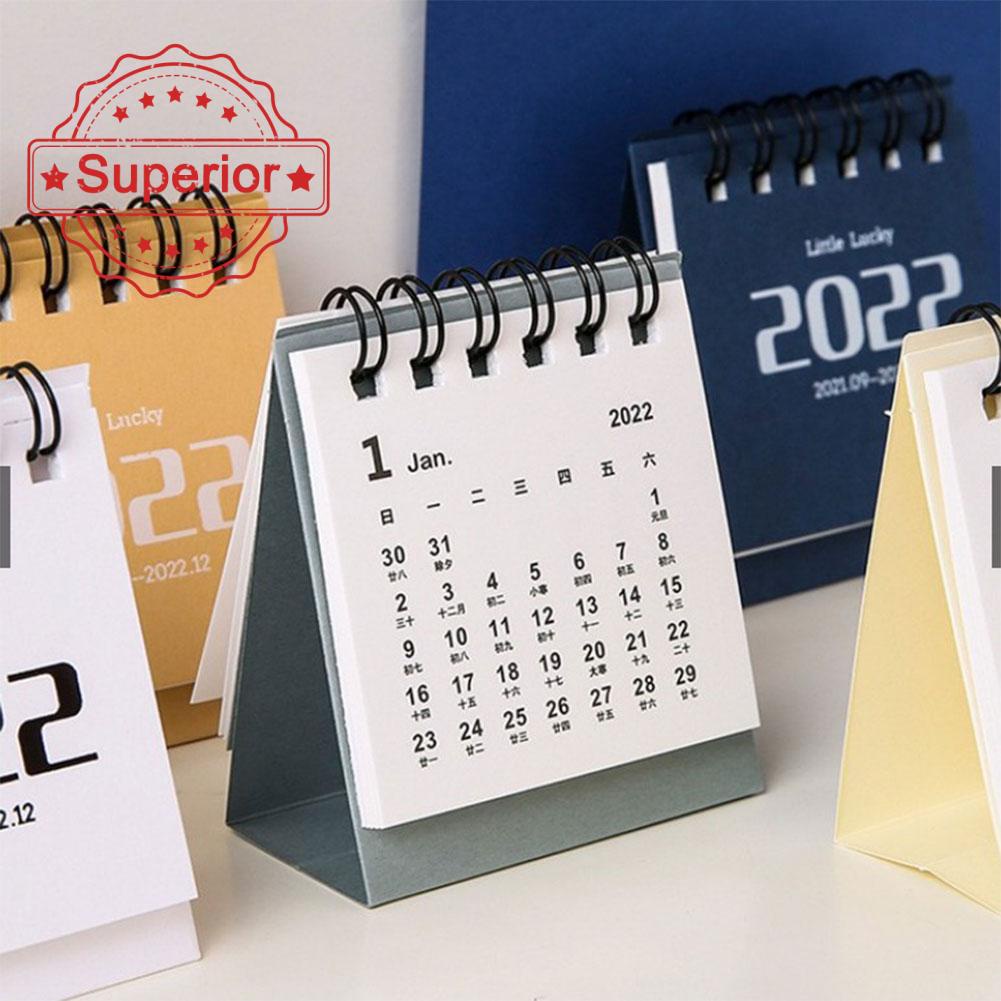 Lịch để bàn mini 2022 A9V1 X6L7 L1Y8 Time G1U7