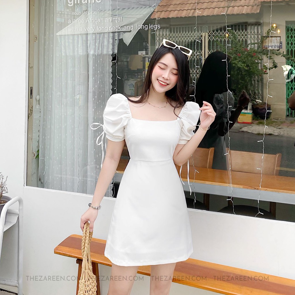 ĐẦM BASIC TAY PHỒNG RÚT DÂY ZAREEN DAX31