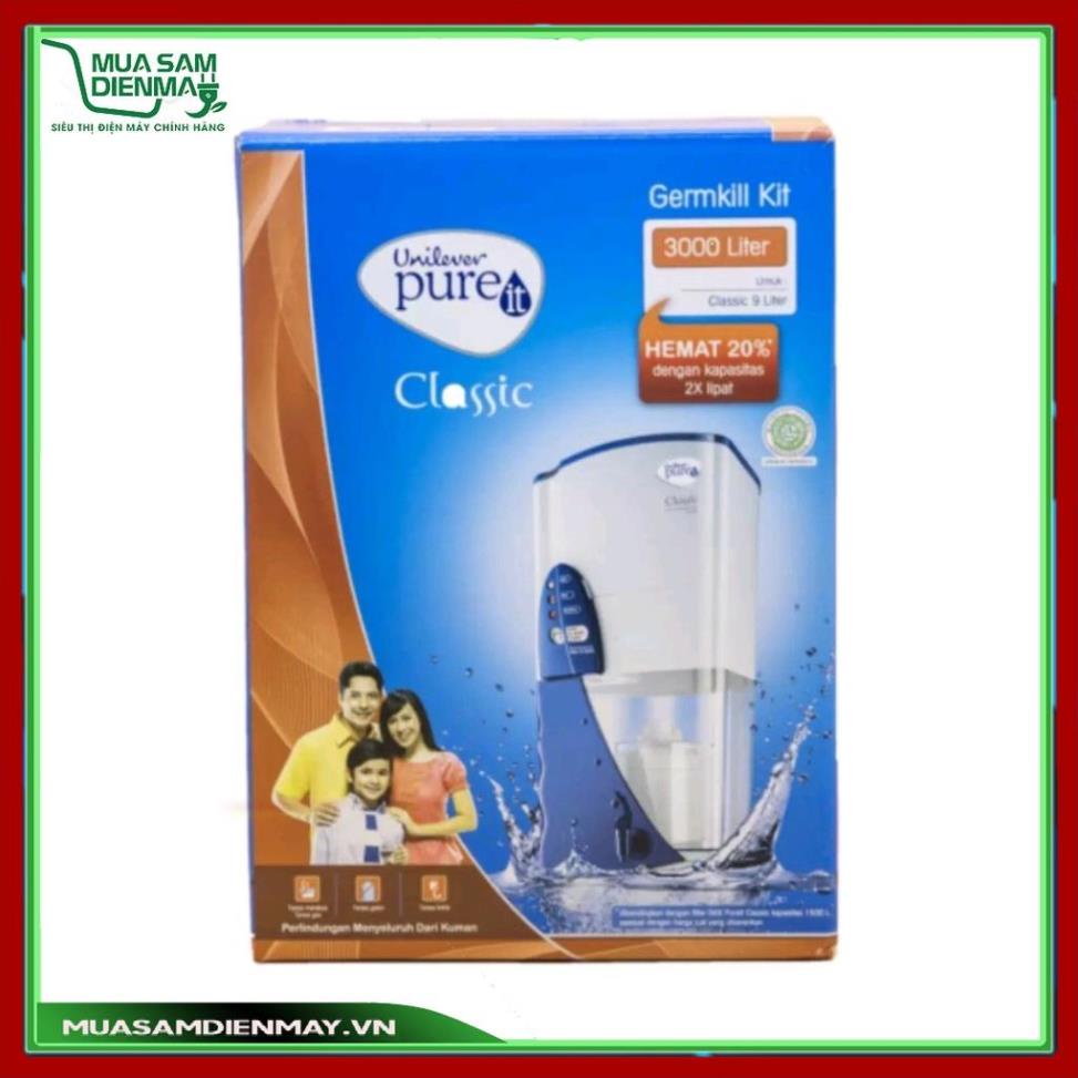 Bộ 3 lõi lọc Unilever Pureit Classic thay thế máy lọc nước để bàn không dùng điện Pureit Classic công suất lọc 3000L