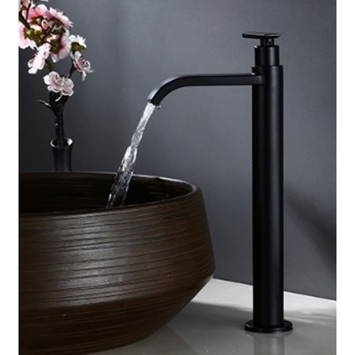 Vòi Lavabo lạnh cao Inox 304 hình tròn dùng cho lavabo nổi | BigBuy360 - bigbuy360.vn