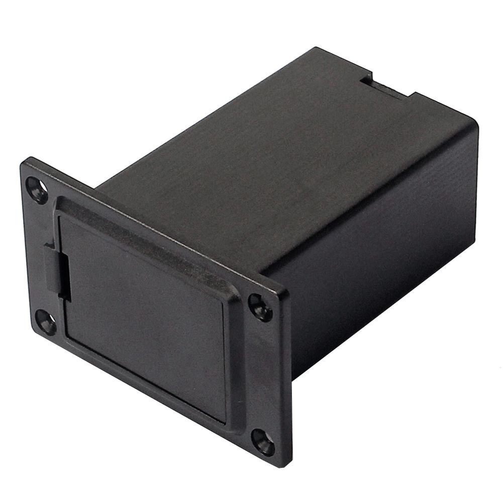1 Hộp Đựng Pin 9v Màu Đen Cho Đàn Guitar Bass