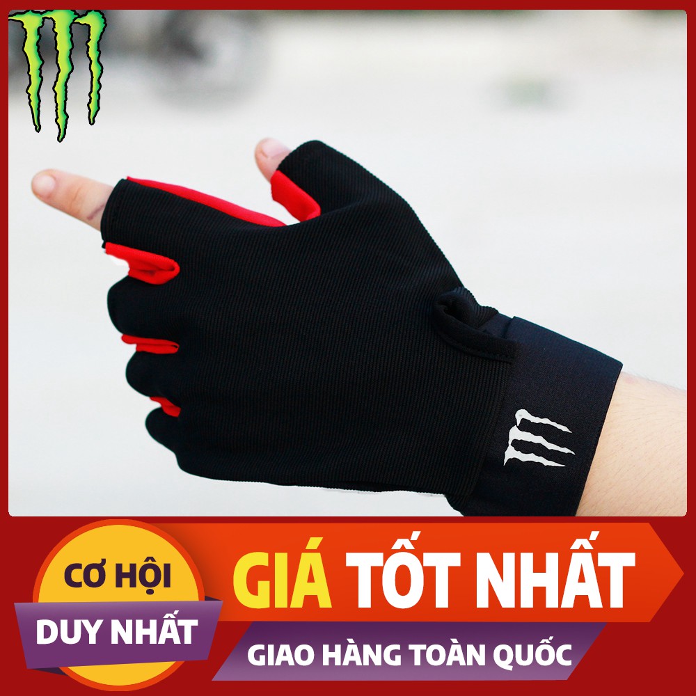 [HOT] Găng Tay Monster Cụt Ngón ⚡ FREESHIP ⚡ Phiên Bản Cao Cấp 2020 [ẢNH THẬT]