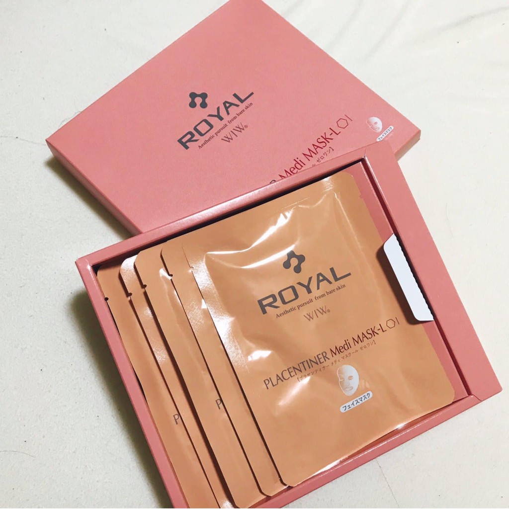 (Đủ bill) MẶT NẠ NHAU THAI ROYAL PLACENTINER MEDI MASK-L Nhật Bản