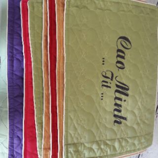 Gối in tên bé đi học