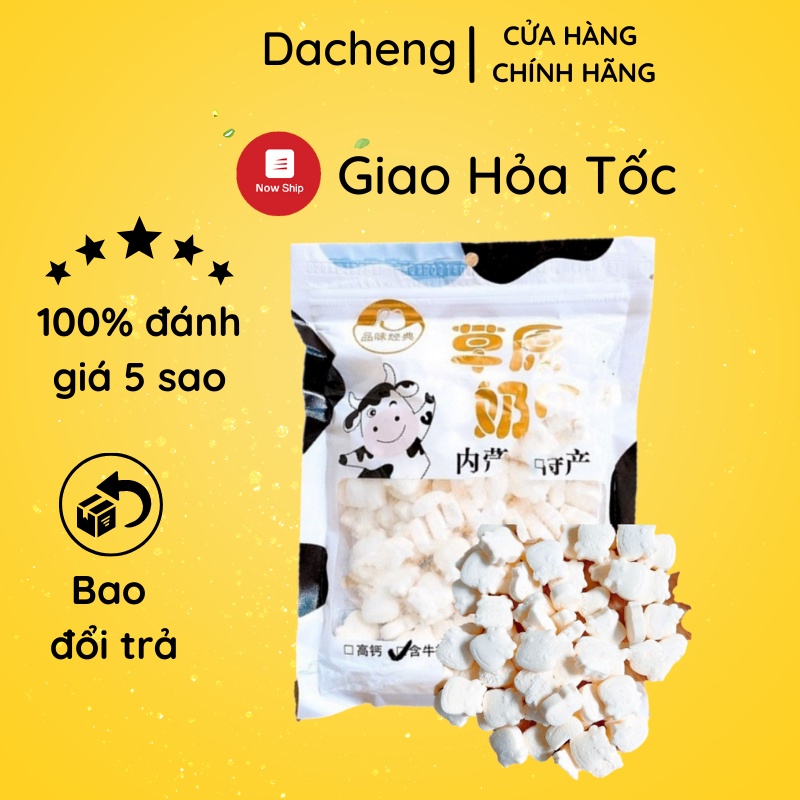 Kẹo sữa bò mông cổ 1 gói 250g có 100-110 viên đồ ăn Vặt Sài Gòn vừa ngon vừa rẻ | Dacheng Food