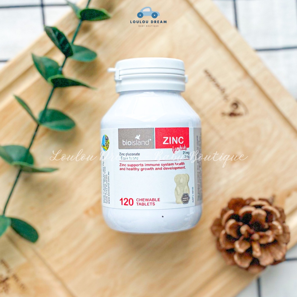 Viên bổ sung kẽm ZinC Bio Island cho bé từ 1 tuổi 120 viên nội địa Úc [CHÍNH HÃNG]