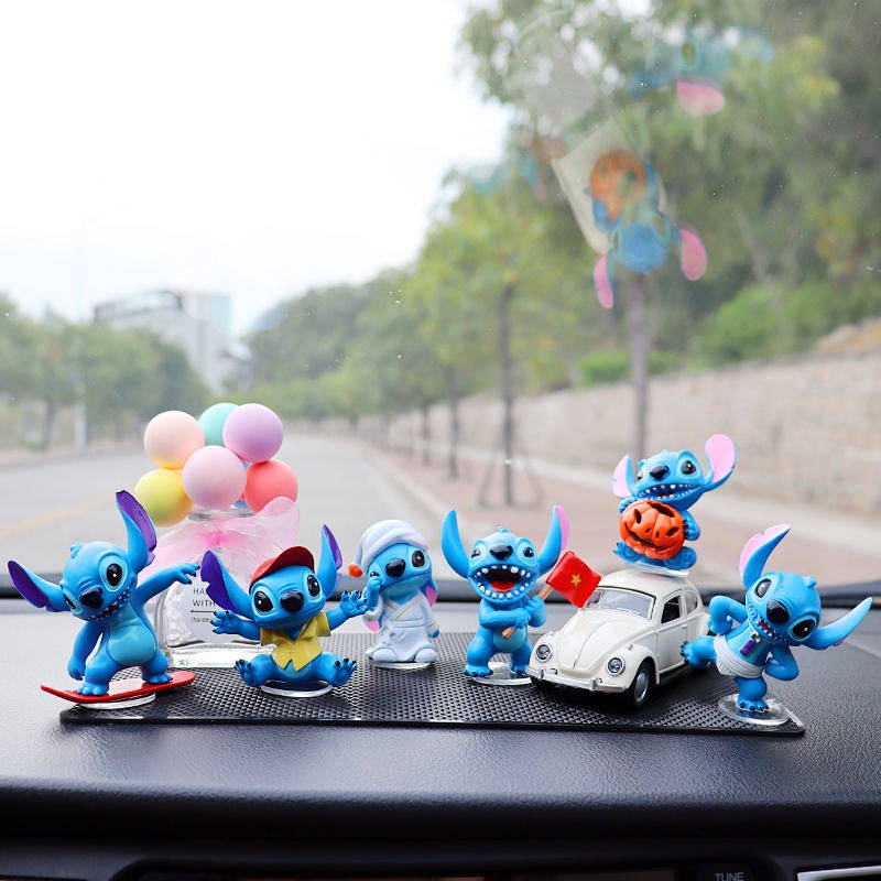 Đồ Chơi Trang Trí Xe Hơi Hình Stitch Dễ Thương